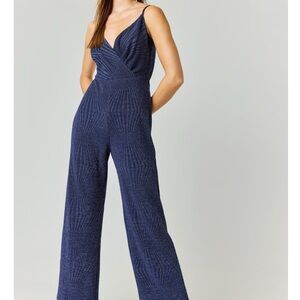 Elegant Blue Jumpsuit